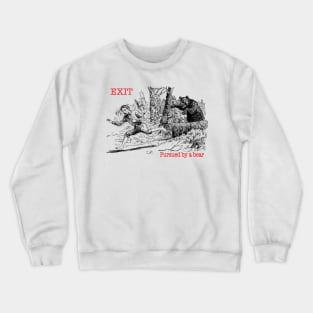 Exit, Pursued by a bear Crewneck Sweatshirt